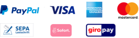 Sichere Zahlung, viele Zahlungarten